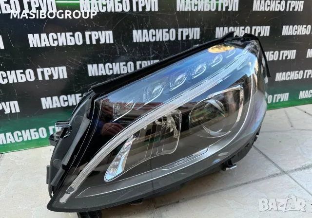 Фар ляв фарове LED HIGH PERFORMANCE за Мерцедес Ц205 Mercedes C-класа W205, снимка 1 - Части - 49093824