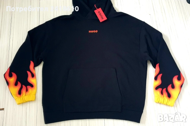 Hugo Boss HUGO Droma Oversize Mens Hoodie Size XL НОВО!ОРИГИНАЛ! Мъжки Суичер!