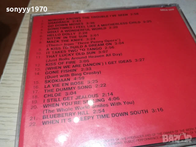 LOUIS ARMSTRONG CD 0808250950, снимка 3 - CD дискове - 51294124