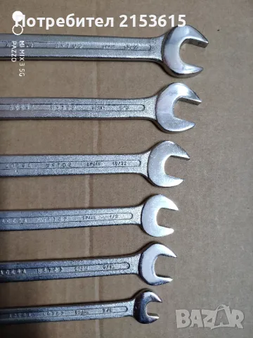 Acesa tools 6бр империални Гаечни ключове made in spain , снимка 5 - Ключове - 48603795