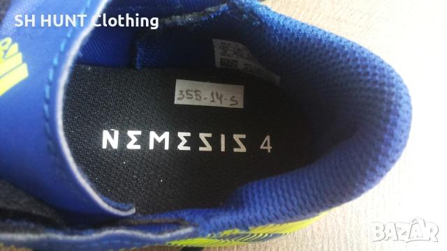 Adidas NEMEZIS Football Astro Turf Размер EUR 35 / UK 2 1/2 детски стоножки за футбол 355-14-S, снимка 15 - Футбол - 52244553