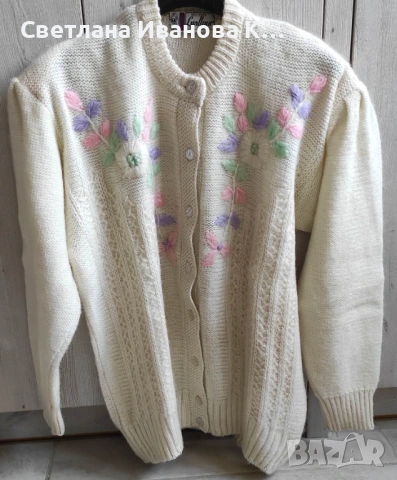 Дамска вълнена жилетка