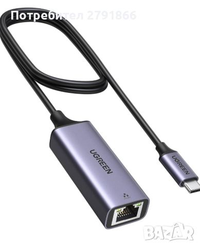 UGREEN USB C to Ethernet Adapter, снимка 7 - Друга електроника - 46451796