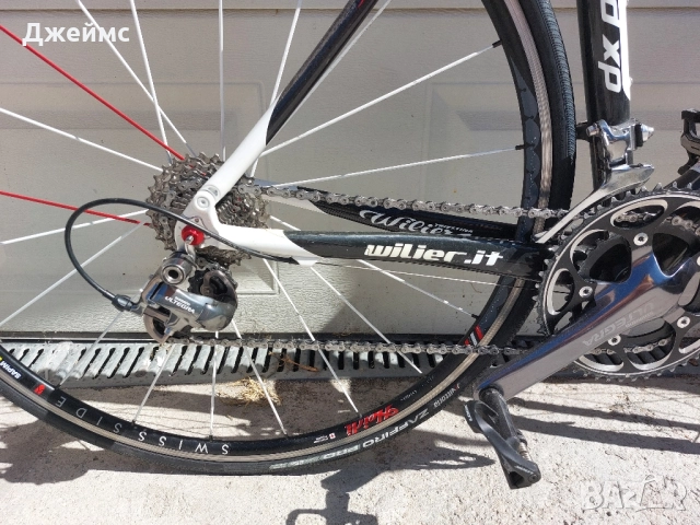 Карбонов велосипед Wilier Triestina Фул карбон, снимка 5 - Велосипеди - 51733371