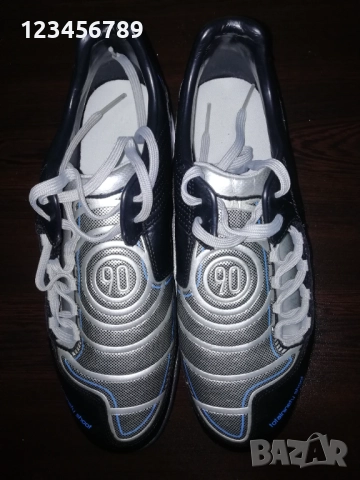 Nike T90 Total 90 Laser Shoot оригинални маратонки обувки спортни 46 номер черни стоножки, снимка 5 - Маратонки - 52188977