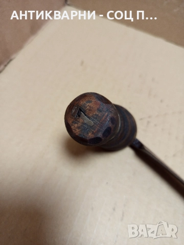 Стар Ръчно Кован Дърводелски Рукан., снимка 7 - Антикварни и старинни предмети - 51556528