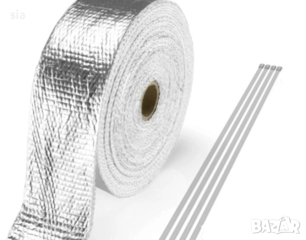 Изолация за гърне, ауспух, тръби, Термоизолационна лента, снимка 6 - Аксесоари и консумативи - 37867988