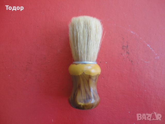 Четка за бръснене естествен косъм , снимка 1 - Фризьорски принадлежности - 45826827