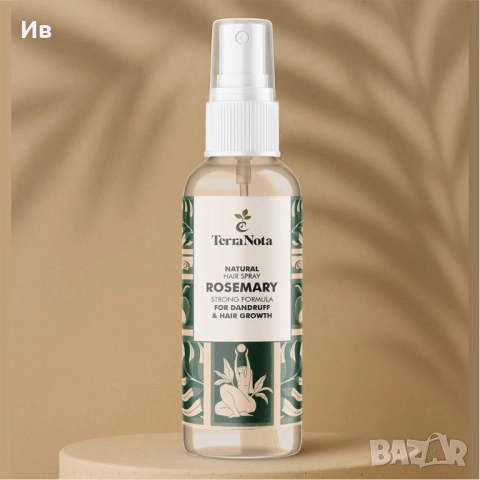 Розмаринова Вода ®TerraNota – спрей против пърхот и косопад
