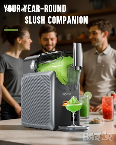 INOVIVA машина за скрежина слуши за дома, 2.0 л, не е необходим лед, 5 режима, снимка 9 - Кухненски роботи - 51156395