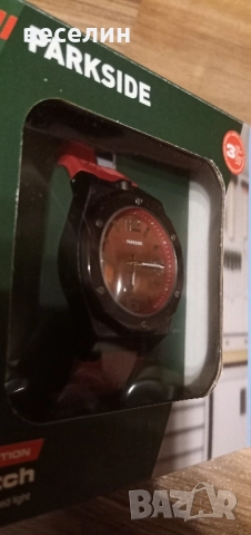 Часовник с фенерче Parkside, снимка 6 - Мъжки - 51917726