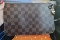 Дамска чанта Louis Vuitton damier ebene canvas pochette, снимка 9