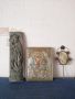 Икони и статуетка за стена, стари ръчно изработени. , снимка 1 - Икони - 45908550