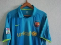 Barcelona Ronaldinho 2007 2008 Away Nike оригинална тениска фланелка Барселона Роналдиньо екип 2XL, снимка 4