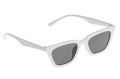 Дамски Слънчеви очила бяла рамка пеперуда тъмни стъкла, снимка 1 - Слънчеви и диоптрични очила - 45975460