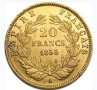 Златна монета 20 франка Наполеонlll, снимка 2
