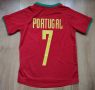 PORTUGAL - детска футболна тениска на Португалия #7, снимка 1 - Детски тениски и потници - 45268255
