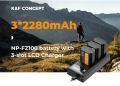 Sony NP-FZ100 - комплект 3бр батерии + тройно зарядно, снимка 5
