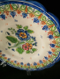 Шарена синя чиния, снимка 1 - Декорация за дома - 44976249