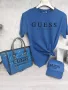 Дамска тениска, чанта и шапка Guess, снимка 2