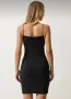 Къса дамска черна рокля , снимка 6