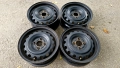 Нисан Рено 14 4х100 железни джанти Nissan Renault 4x100, снимка 2