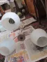 Полилеи, абажури, плафони и водонепроницаема лампа –всички винтидж ,работещи  и добре запазени, снимка 15