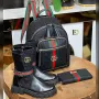 дамски боти, раница и портмоне fendi gucci , снимка 2