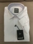 Бяла нова мъжка риза с кент яка Slim Fit Easy Iron, снимка 2