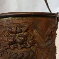 Антикварна немска медна  кофа 1886 година-GWV Germany, късен 19 ти век , снимка 7 - Антикварни и старинни предмети - 45160275
