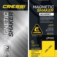 Магнитен шейкър Cressi - Акустично сигнално устройство за гмуркане, сребрист, един размер, унисекс, снимка 3 - Водни спортове - 45750783