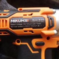 Винтоверт MINUMX M-816B1, 16V, 1500mAh, 36Nm, снимка 3 - Винтоверти - 45979448