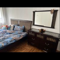 Легло , скрин , гардероб и огледало от ратан, снимка 1 - Спални и легла - 45471201