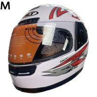 Каска за пистов мотор, шлем, 4 размера, бял/ червен, снимка 5 - Аксесоари и консумативи - 46173694