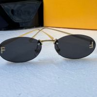  Fendi Дамски слънчеви очила елипса овални 4 цвята, снимка 4 - Слънчеви и диоптрични очила - 45180086