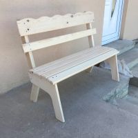 Дървена градинска пейка, снимка 2 - Градински мебели, декорация  - 44329865