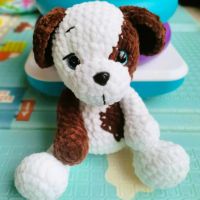 Плетена плюшена играчка - куче , снимка 2 - Плюшени играчки - 45238815