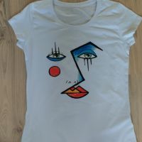 Дамски памучни тениски , снимка 3 - Тениски - 45263200