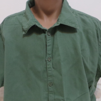 Мъжка риза с къс ръкав от лен Watsons, снимка 2 - Ризи - 45038691
