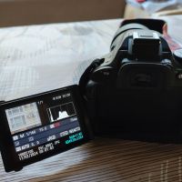 Идеален DSLR фотоапарат Nikon D5100 с обектив 55-200 1:4-5.6 GII ED, снимка 2 - Фотоапарати - 45301483