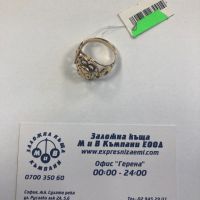 Дамски златен пръстен 6,86гр. размер 64, снимка 1 - Пръстени - 45112314