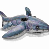 Надуваема акула Great white Shark Ride-on 173х107см 57525, снимка 1 - Надуваеми играчки - 45465643