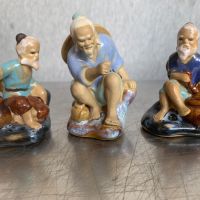 китайски керамични  фигури , снимка 1 - Антикварни и старинни предмети - 45160949