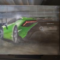 Картина Lamborghini Huracan Tecnica 40/50, снимка 2 - Картини - 45530221