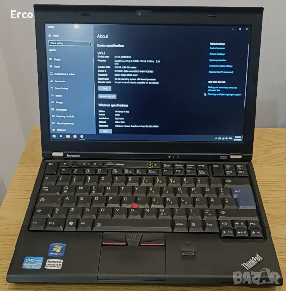 LENOVO ThinkPad X220, снимка 1