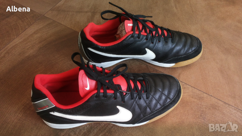 NIKE TIEMPO Leather Footbal Shoes Размер EUR 43 / U 8,5 за футбол естествена кожа 137-14-S, снимка 1