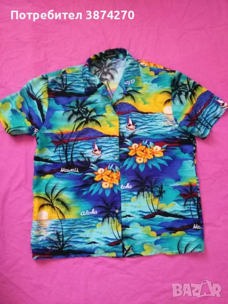 Лятна мъжка риза Хаваи, размер XL, снимка 1