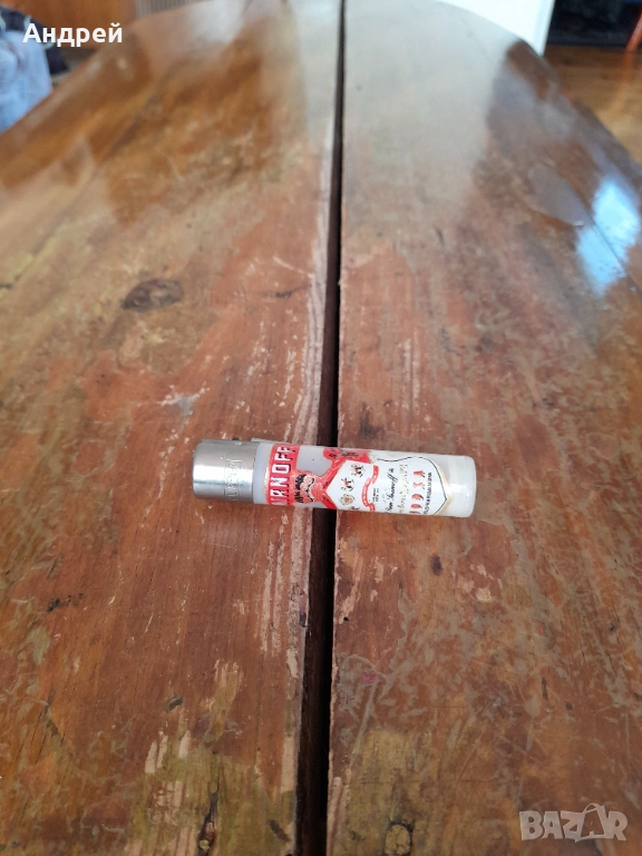 Стара запалка Clipper Smirnoff, снимка 1