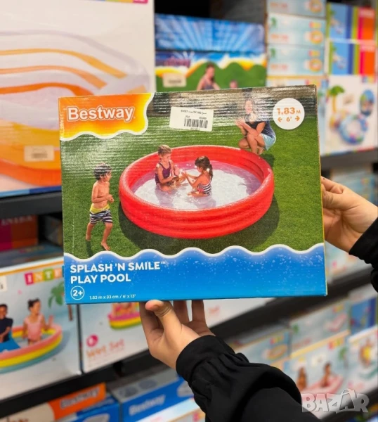 Детски надуваем басейн, Bestway Splash 'N Smile Play Pool, снимка 1