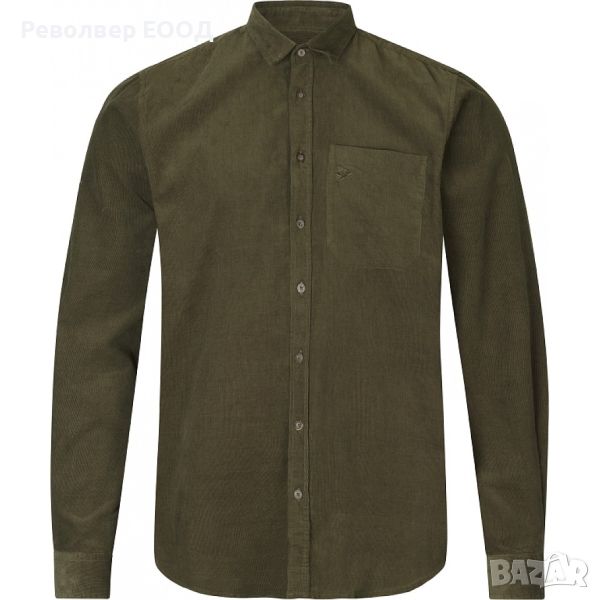 Мъжка риза Seeland - George, в цвят Pine green, снимка 1